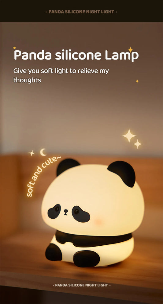 Panda LED Bedroom Night Lamp Decoration